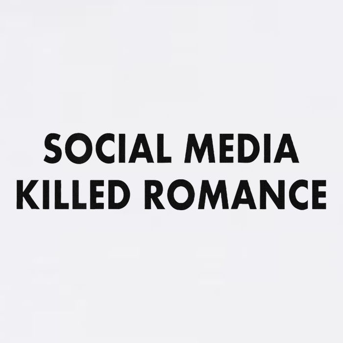 Social Media Killed Romance Trucker Hat