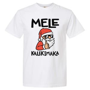 Santa Mele Kalikimaka Hawaiian Christmas Xmas  Garment-Dyed Heavyweight T-Shirt