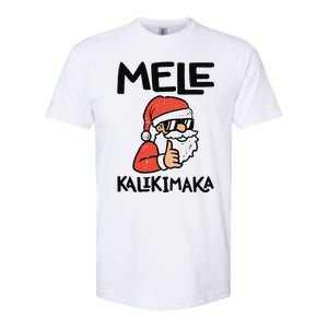 Santa Mele Kalikimaka Hawaiian Christmas Xmas  Softstyle CVC T-Shirt