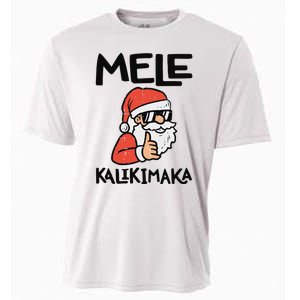 Santa Mele Kalikimaka Hawaiian Christmas Xmas  Cooling Performance Crew T-Shirt