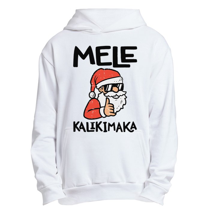 Santa Mele Kalikimaka Hawaiian Christmas Xmas  Urban Pullover Hoodie