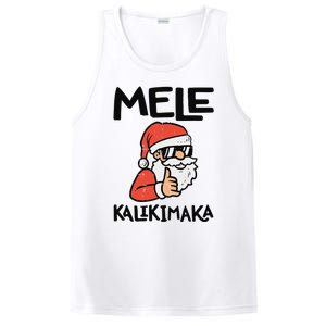 Santa Mele Kalikimaka Hawaiian Christmas Xmas  PosiCharge Competitor Tank