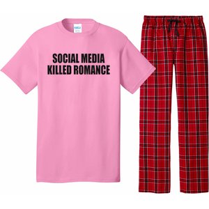 Social Media Killed Romance Pajama Set