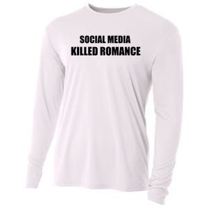 Social Media Killed Romance Cooling Performance Long Sleeve Crew