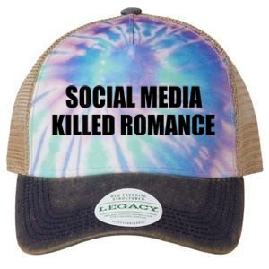 Social Media Killed Romance Legacy Tie Dye Trucker Hat