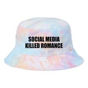 Social Media Killed Romance Tie Dye Newport Bucket Hat