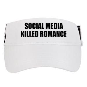 Social Media Killed Romance Adult Drive Performance Visor