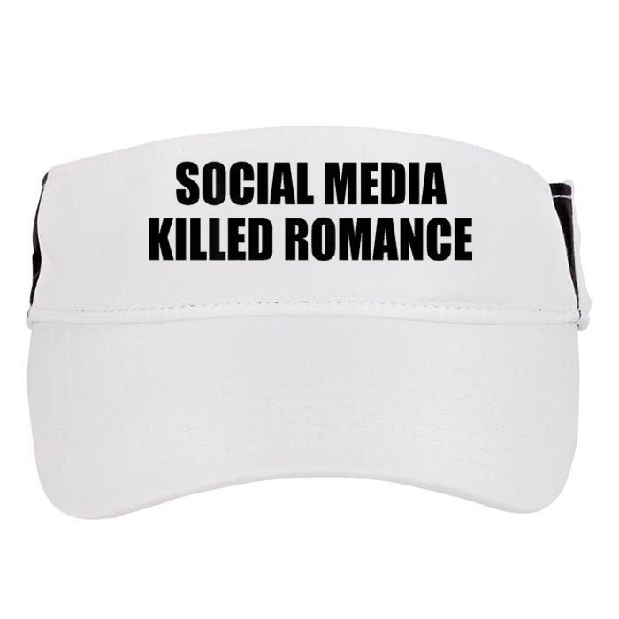 Social Media Killed Romance Adult Drive Performance Visor