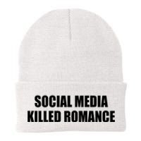 Social Media Killed Romance Knit Cap Winter Beanie