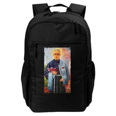 St Maximilian Kolbe Two Crowns Catholic Saint Backpack