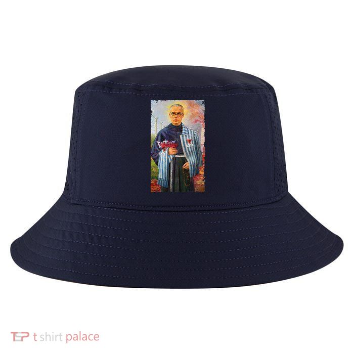 St Maximilian Kolbe Two Crowns Catholic Saint Cool Comfort Performance Bucket Hat