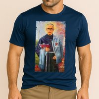 St Maximilian Kolbe Two Crowns Catholic Saint Cooling Performance Crew T-Shirt
