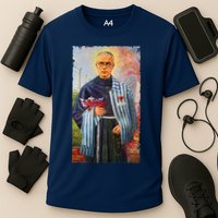 St Maximilian Kolbe Two Crowns Catholic Saint Cooling Performance Crew T-Shirt