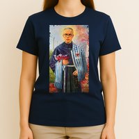 St Maximilian Kolbe Two Crowns Catholic Saint T-Shirt