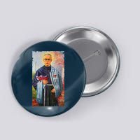 St Maximilian Kolbe Two Crowns Catholic Saint Button