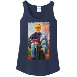 St Maximilian Kolbe Two Crowns Catholic Saint Ladies Essential Tank