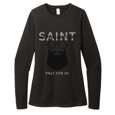 Saint Maximilian Kolbe Womens CVC Long Sleeve Shirt