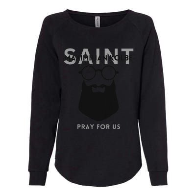 Saint Maximilian Kolbe Womens California Wash Sweatshirt