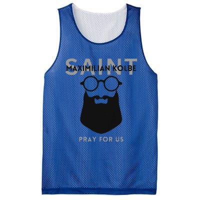 Saint Maximilian Kolbe Mesh Reversible Basketball Jersey Tank