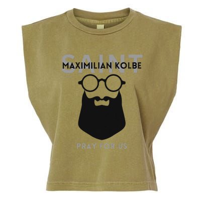 Saint Maximilian Kolbe Garment-Dyed Women's Muscle Tee