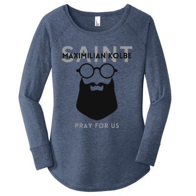 Saint Maximilian Kolbe Women's Perfect Tri Tunic Long Sleeve Shirt