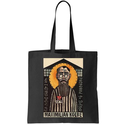 St Maximilian Kolbe Two Crowns Catholic Saint Bag
