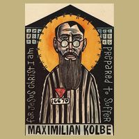 St Maximilian Kolbe Two Crowns Catholic Saint Cooling Performance Crew T-Shirt