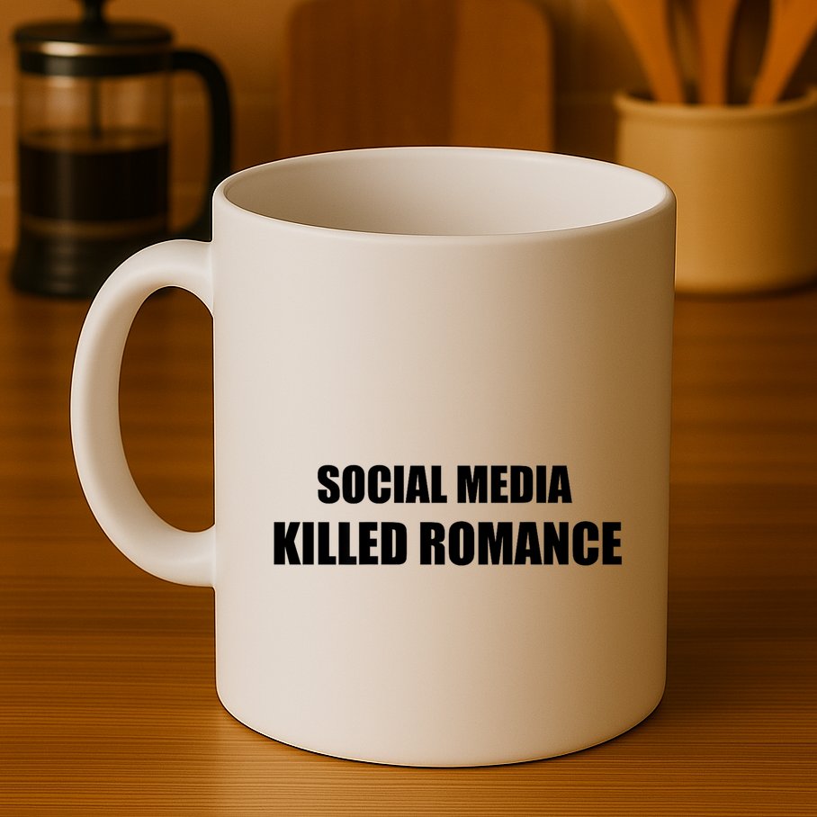 Social Media Killed Romance Mug