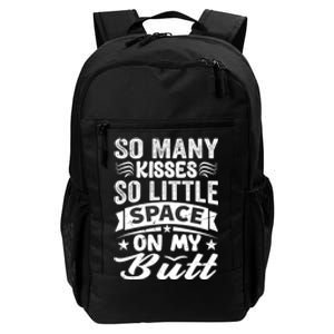 So Many Kisses So Little Space On My Butt Funny Daily Commute Backpack