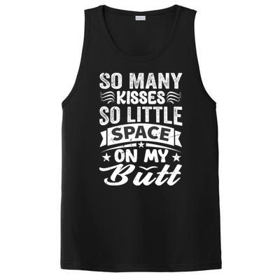 So Many Kisses So Little Space On My Butt Funny PosiCharge Competitor Tank