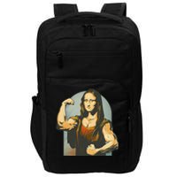 Strong Mona Lisa Leonardo Da Vinci Motiv Bodybuilding Body Impact Tech Backpack