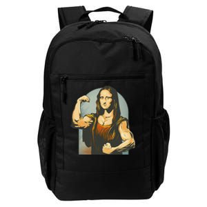 Strong Mona Lisa Leonardo Da Vinci Motiv Bodybuilding Body Daily Commute Backpack