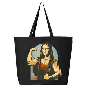 Strong Mona Lisa Leonardo Da Vinci Motiv Bodybuilding Body 25L Jumbo Tote