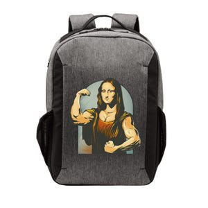 Strong Mona Lisa Leonardo Da Vinci Motiv Bodybuilding Body Vector Backpack