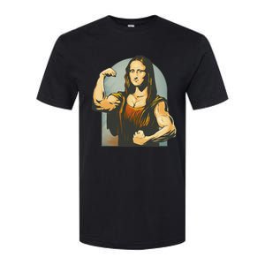 Strong Mona Lisa Leonardo Da Vinci Motiv Bodybuilding Body Softstyle CVC T-Shirt