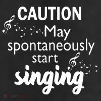Singing Music Lover T Gift Caution May Start Singing 11oz C Handle Ceramic Mug
