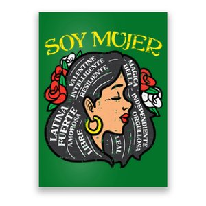 Soy Mujer Latin Woman Cinco De Mayo Mexican Poster