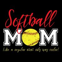 Softball Mom Like A Regular Mom Only Cooler Design Gift Cooling Performance Crew T-Shirt
