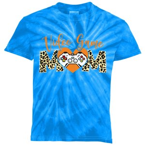 Sport Mom Leopard Mothers Day Video Game Mommy Mama Cute Gift Kids Tie-Dye T-Shirt