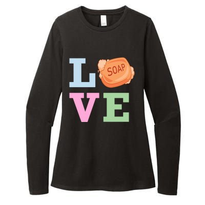 Soap Maker Love Soap Making Funny Gift Womens CVC Long Sleeve Shirt