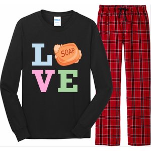 Soap Maker Love Soap Making Funny Gift Long Sleeve Pajama Set