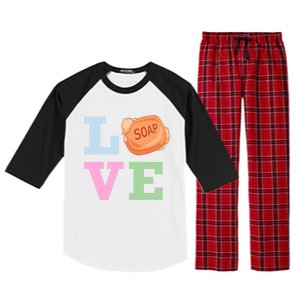 Soap Maker Love Soap Making Funny Gift Raglan Sleeve Pajama Set