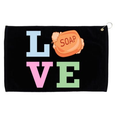 Soap Maker Love Soap Making Funny Gift Grommeted Golf Towel