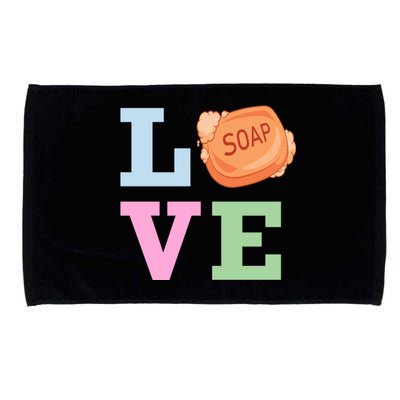 Soap Maker Love Soap Making Funny Gift Microfiber Hand Towel