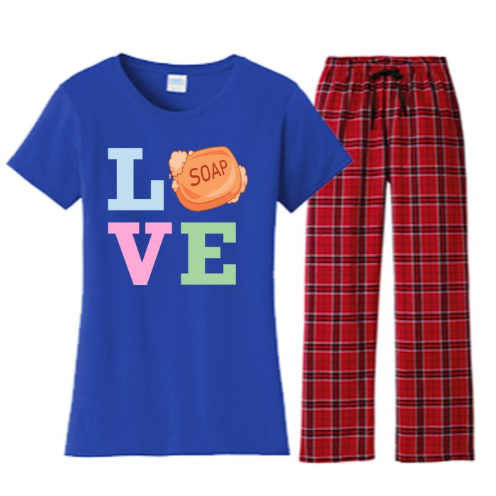 Soap Maker Love Soap Making Funny Gift Women's Flannel Pajama Set