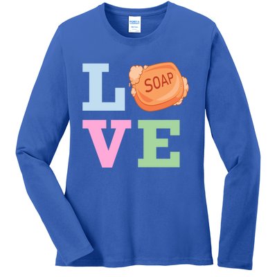 Soap Maker Love Soap Making Funny Gift Ladies Long Sleeve Shirt