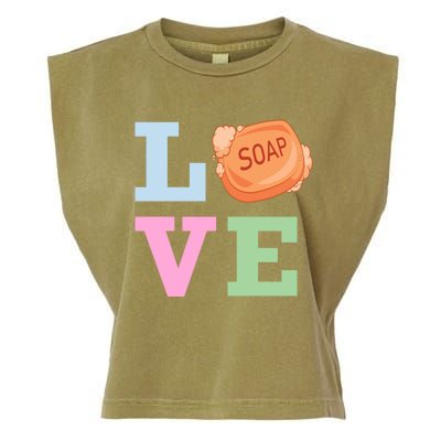 Soap Maker Love Soap Making Funny Gift Garment-Dyed Women's Muscle Tee