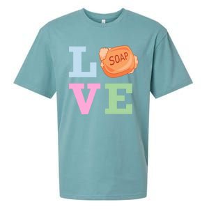 Soap Maker Love Soap Making Funny Gift Sueded Cloud Jersey T-Shirt