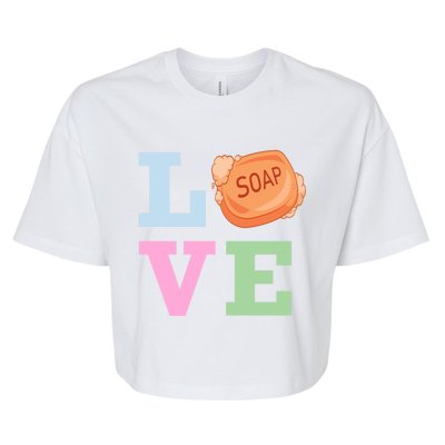 Soap Maker Love Soap Making Funny Gift Bella+Canvas Jersey Crop Tee