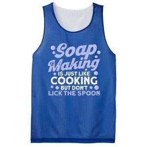 Soap Making Lovers Don't Lick The Spoon Soap Maker Gift Mesh Reversible Basketball Jersey Tank